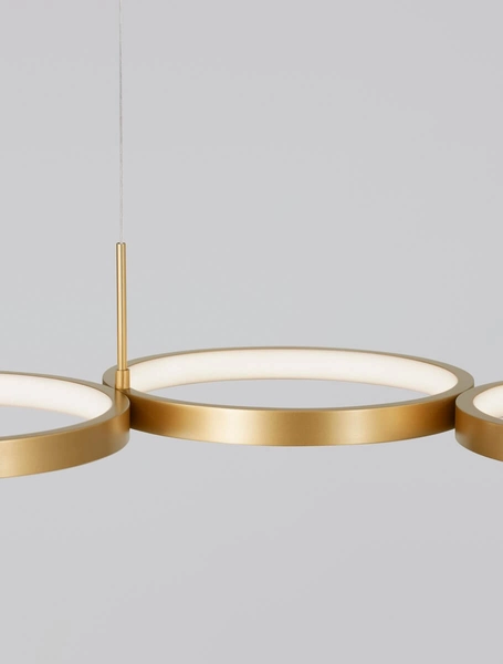 Lampa wisząca ringi GARCIA LE42828 Luces Exclusivas do salonu LED 41W 3000K złota