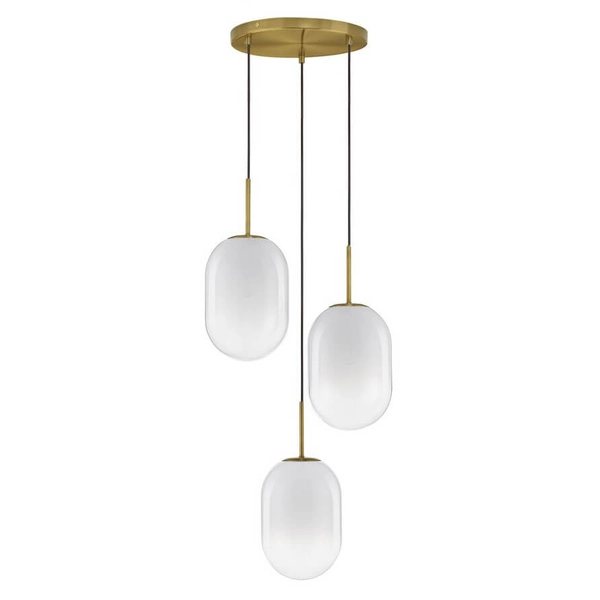 Wisząca lampa do przedpokoju Acuyo LE43358 biała złota