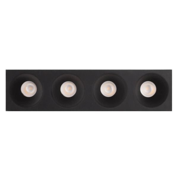 Sufitowy moduł podtynkowy MODULAR HM180 4L Maxlight LED 12W 3000K czarny