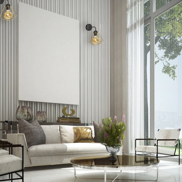 Ścienna LAMPA kinkiet LUPO MLP6269 Milagro metalowa OPRAWA druciana klatka industrialna czarna