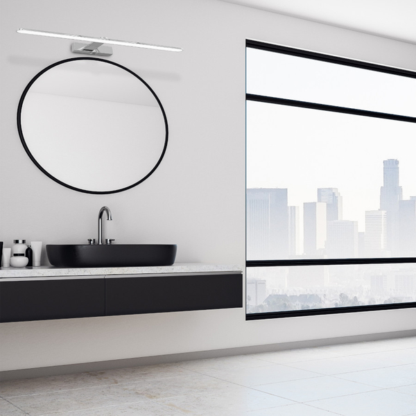 Kinkiet LAMPA ścienna SPLASH ML5614 Milagro łazienkowa OPRAWA metalowa LED 12W 4000K galeryjka IP44 chrom