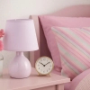 Dziecięca lampa stołowa Ingrid 74078 do sypialni ceramika różowy