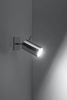 Kinkiet LAMPA ścienna SL.0727 metalowa OPRAWA regulowana tuba chrom