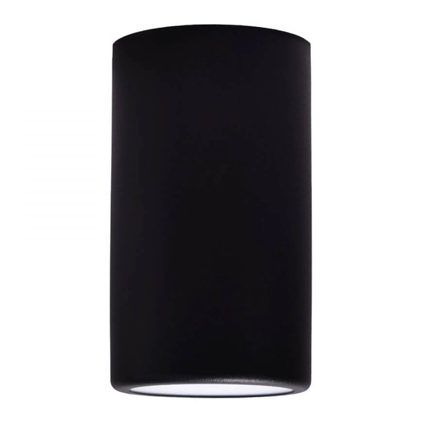 Nowoczesna LAMPA sufitowa Cleo 137623612922 TEAM okrągła OPRAWA natynkowa tuba spot metalowy czarny