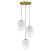 Wisząca lampa do przedpokoju Acuyo LE43358 biała złota