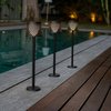 Wielofunkcyjna lampa solarna Greta LUMGRE080NXSWNW King Home IP65 czarny