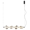Ledowa podłużna lampa wisząca Elva 18217 LED 30W 3000K grafitowy