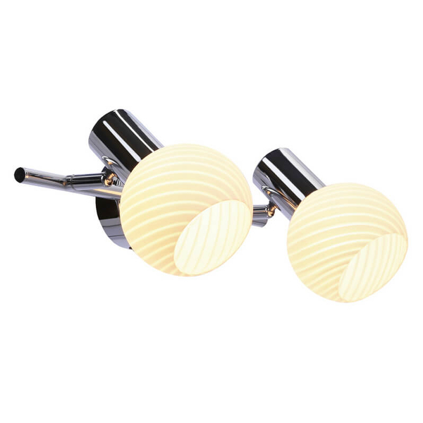 Przysufitowa lampa jadalniana Turno 92-94202 chrom biała