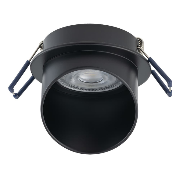Sufitowa lampa tuba Solta 10491 Nowodvorski podtynkowa punktowa czarna