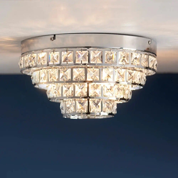 Sufitowa lampa glamour Motown MOTOWN-4CH chrom przezroczysty