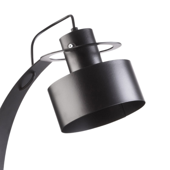 Stojąca LAMPKA biurkowa RIF 50065 Sigma metalowa LAMPA stołowa regulowany reflektorek czarny