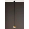 Lampa wisząca złota czarna BAR regulowana 1xGx53 reflektorek 41645
