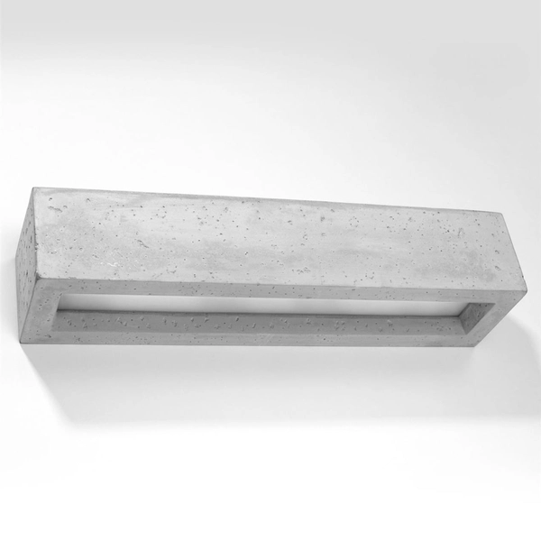 Betonowa listwa ścienna SL.0993 prostokątna lampa do holu