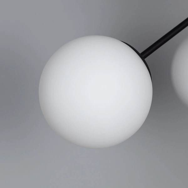 Molekułowa lampa sufitowa Grappa ABR-LWGG-6XE27 Abruzzo czarny biały