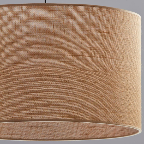 Ekologiczna lampa wisząca Juta 6582 TK Lighting jutowa okrągła brązowa