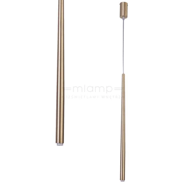 LAMPA wisząca SOPEL 33156 Sigma metalowa OPRAWA zwis tuba złota OUTLET