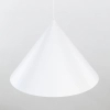 Wisząca lampa nad stół CONO 10010 stożkowa biały