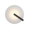Ścienna lampa do salonu Nuvola QN-NUVOLA-F-M-BK LED 18W 3000K czarna biała