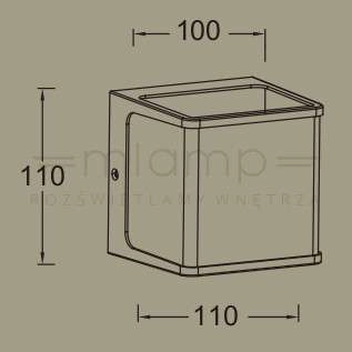 Kinkiet LAMPA elewacyjna DOBLO 5197002125 Lutec kwadratowa OPRAWA ścienna LED 15W 3000K outdoor IP54 szary