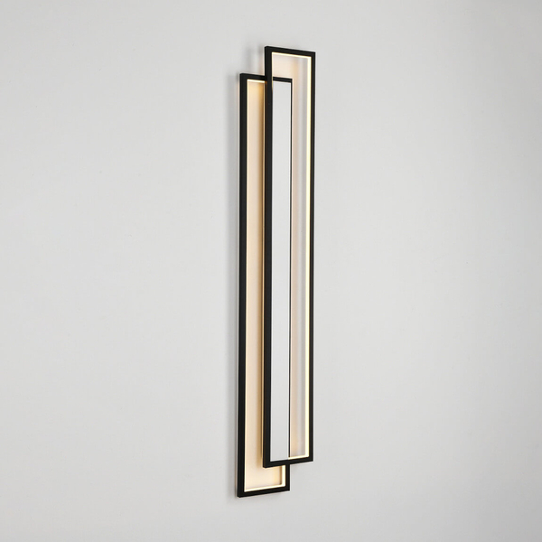 Metalowa lampa ścienna SYMMETRY ST-MD1027M LED 39W 3000K frame czarna