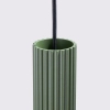Wisząca lampa podłużna KARBON SL.1611 tubka ryflowana oliwkowa
