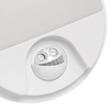Zewnętrzna LAMPA elewacyjna PEDRO 03794 Ideus okrągła OPRAWA plafon LED 15W 4000K z czujnikiem IP54 biały