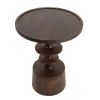 Kawowy stolik BRERA MM001501100412 brązowa drewniana do salonu 45cm