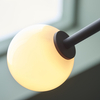 Designerska lampa stojąca L&-192604 Light& balls regulowana czarna