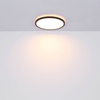 Nowoczesna LAMPA sufitowa SAPANA 41562-24B Globo okrągły plafon LED 24W 3000K do łazienki IP44 czarny