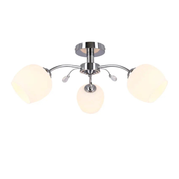 Metalowa lampa sufitowa Estar 33-09432 do kuchni chrom