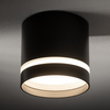 Punktowa lampa tuba Cres 10480 Nowodvorski natynkowa okrągła czarna