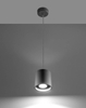 Wisząca LAMPA SL.0052 metalowa OPRAWA zwis tuba szara