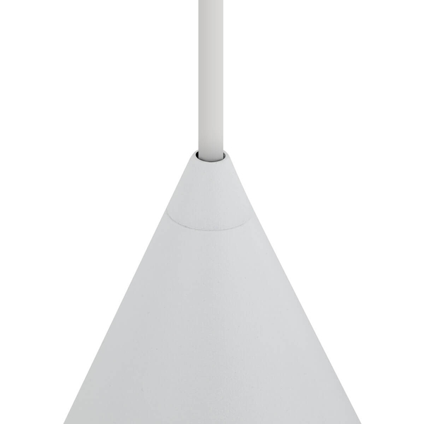 Lampa stożkowa nad stół ZENITH 11453 wisząca  biały