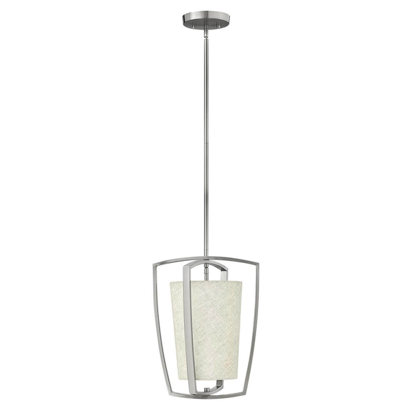 Wisząca lampa metalowa Blakely HK-BLAKELY-P-BN Hinkley nikiel