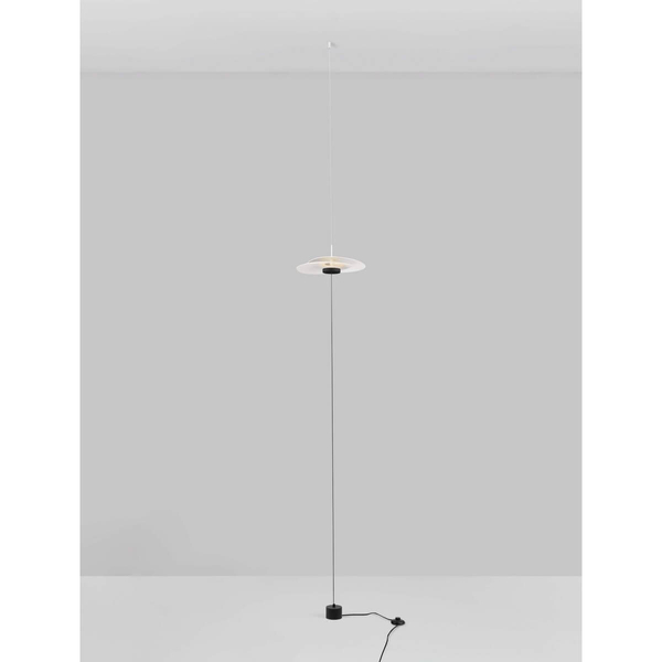 Podłogowo-sufitowa lampa metalowa YACUIBA LE44738 LED 16W 3000K biała