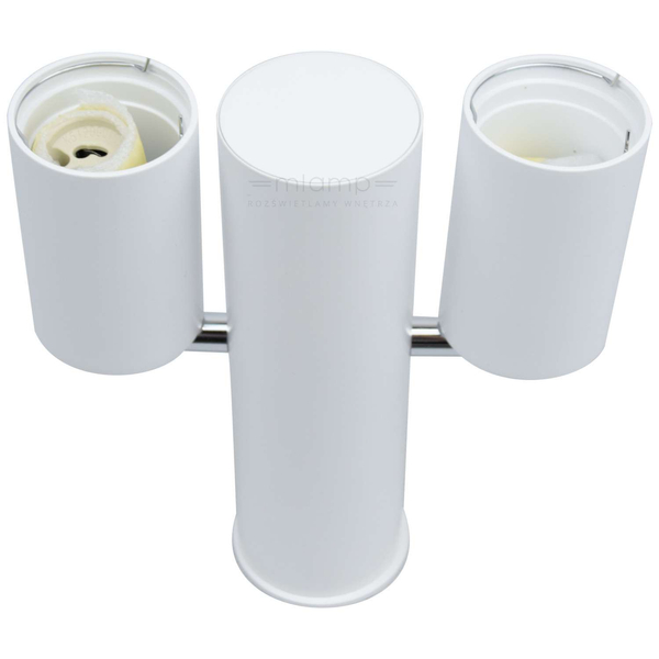 LAMPA sufitowa SHIMA 7208 Shilo metalowa OPRAWA reflektorowa tuba biała