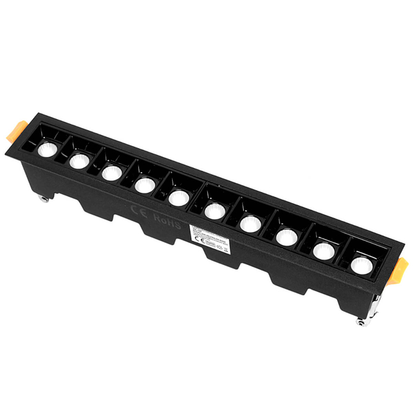 Podtynkowa lampa sufitowa 587 Domeno LED 20W 4000K czarna