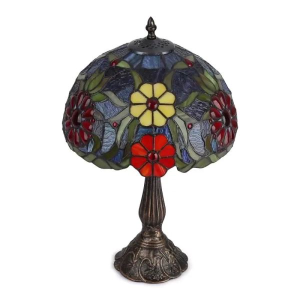 Witrażowa lampa stołowa Capolavoro ABR-LS-CAPO1 szklana kolorowa