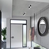 Potrójny plafon Tavo SL.1158 Sollux LED 15W betonowy czarny