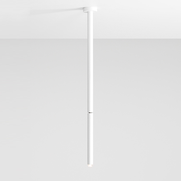 Biała lampa sufitowa Stick 1084PL_G_M Aldex regulowana minimalistyczna tuba