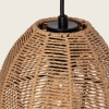 Potrójna lampa zwis Boho ABR-LW9-BH-E27 Abruzzo pleciona brązowy
