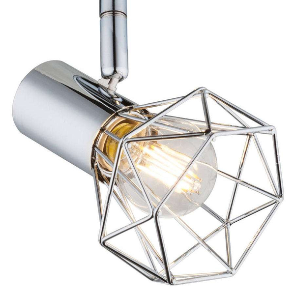 Plafon LAMPA sufitowa XARA 54802-2 Globo druciana OPRAWA ścienna KINKIET regulowany drut chrom