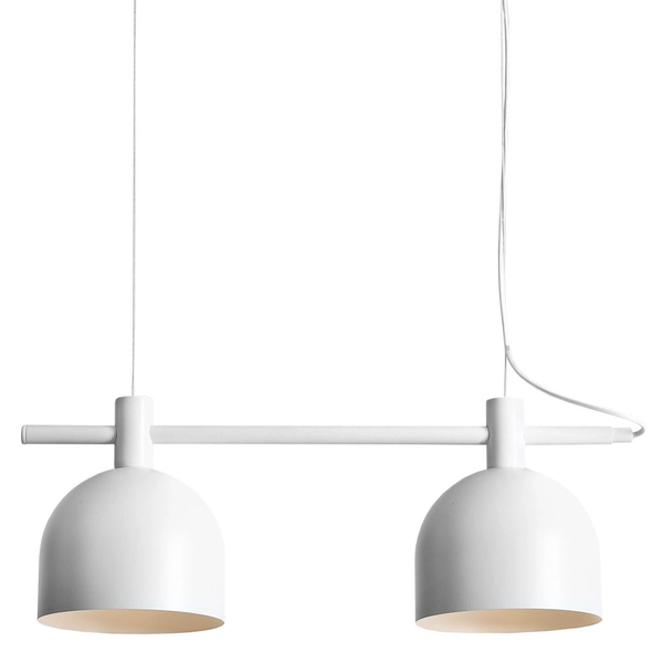 Lampa wisząca BERYL 976H Aldex metalowy zwis biały