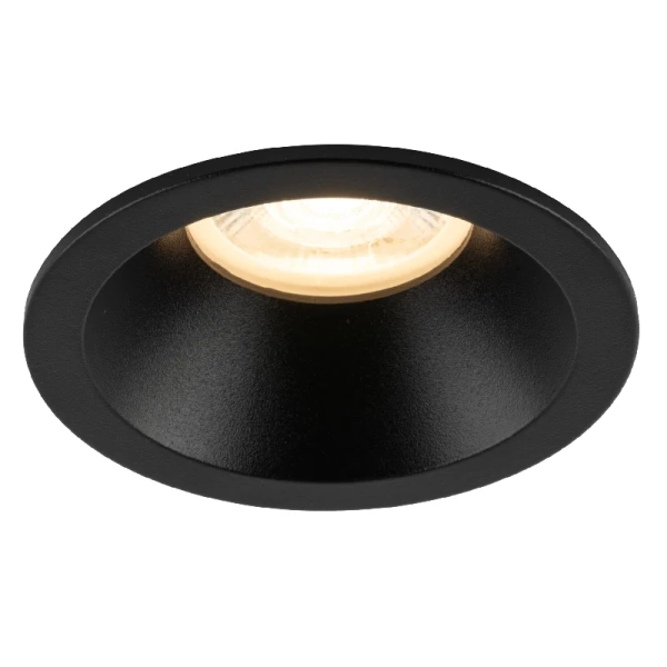 Minimalistyczny sufitowy spotlight Opti 10577 okrągła czarny