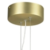 Salonowa lampa wisząca Acirculo ST-10453P/D600A gold Step LED 72W 3000K ring złoty