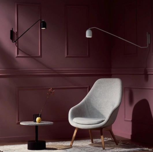 Kinkiet LAMPA ścienna PURO 20812102 Kaspa regulowana OPRAWA metalowy reflektorek na wysięgniku czarny