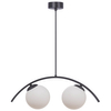 Podwójna lampa zwisowa Wave 5013 Zumaline kule balls biała czarna