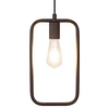 LAMPA wisząca LEVI 2567 Rabalux metalowa OPRAWA prostokątny ZWIS loftowy ramka frame czarna