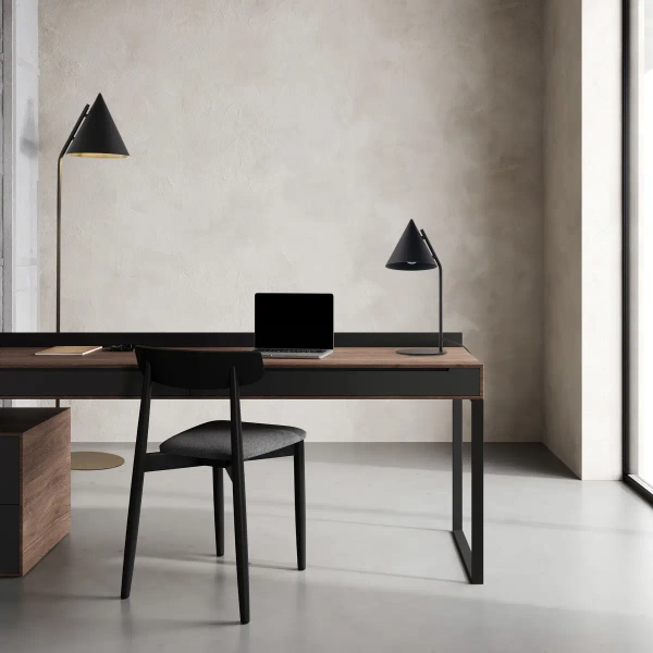 Podłogowa lampa do czytania CONO 16010 salonowa czarny