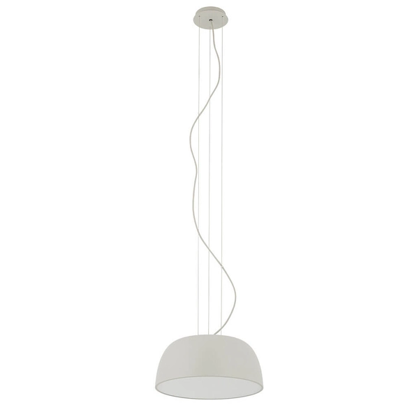 Zwisająca lampa Satellite 11226 Nowodvorski do sypialni szara biała